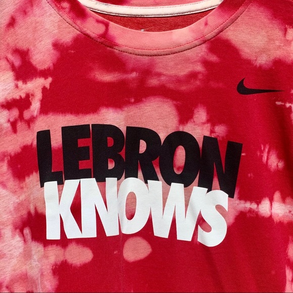NBA Nike Lebron James Custom Bleach Tee - Picture 2 of 4